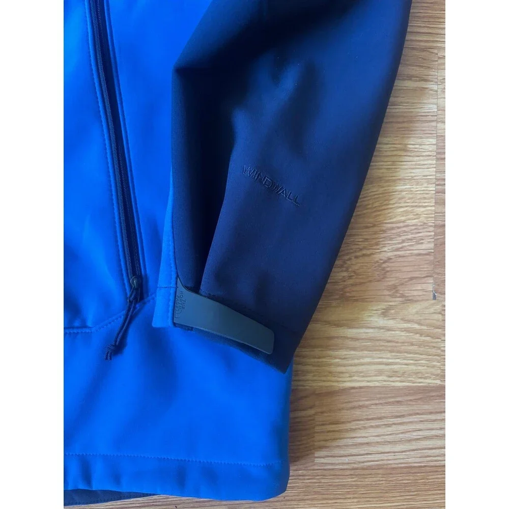The North Face Men’s XXL Blue Softshell Full Zip Jacket WindWall Outdoor Coat